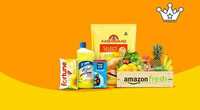 Amazon grocery.Get Fat ₹200 Back Min order: ₹1999. Get Flat ₹100 Back Min order: ₹1299