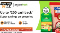 Amazon super value days (1-7 dec) 10% discount on ICICI Cards
