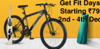 Amazon Get fit days Upto 70% Off + Extra 10% Bank Offer (2nd - 4th Dec) 