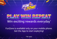 Amazon Funzone Daily Streak Challenge Points (Win guaranteed rewards/points on Day 1, 3, 5 & 10)