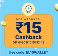 Paytm: Get Flat Rs.15 Cashback on Electricity Bill Payment of Rs.100