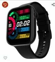 Fire-Boltt Ring 3 Smart Watch 1.8 Biggest Display with Advanced Bluetooth Calling Chip, Voice Assistance,118 Sports Modes, in Built Calculator & Games, SpO2, Heart Rate Monitoring (Black)