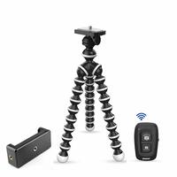 Tygot Gorilla Tripod/Mini 33 CM (13 Inch) Tripod for Mobile Phone with Phone Mount & Remote | Flexible Gorilla Stand for DSLR & Action Cameras