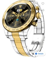 Fire-Boltt Blizzard 1.28" Luxury watch with BT Calling,Stainless Steel Body & Health Suite Smartwatch