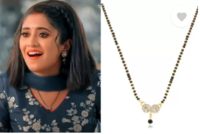 Tv Serial Actress Naira Two Diamond Mangalsutra for women Brass Mangalsutra