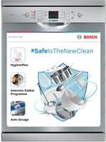Bosch SMS66GI01I Free Standing 13 Place Settings Intensive Kadhai Cleaning| No Pre-rinse Required Dishwasher