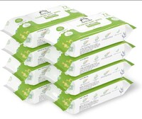 Amazon Brand - Mama Bear Cleansing Baby Wipes With Lid, Enriched with Aloe vera & Vitamin E, Paraben Free, pH Balanced & Dermatologically tested, 72 Count (Super Saver Pack of 8) 0.69/ count