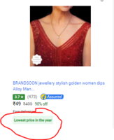 (lowest price) jewellery stylish golden women dips Alloy Mangalsutra