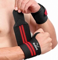 [50 coupon] Wrist Supporter for Gym by SLOVIC Heavy Duty, Breathable Gym Wrist Support for Men | Perfect Hand Band for Gym | Performance Enhancement Straps for Gym, Weightlifting, Gymnastics, and Cross Training