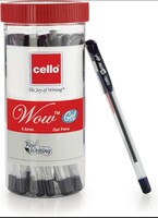 Cello Wow Blue Gel Pen Jar of 20 Units || Gel Pens Blue | Jar of 20 Units | Gel Pens Set for Students | Pens for Office Use | Gel Pens for Writing Pens