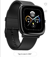 Noise Qube with 1.4" Full Touch display, Multi-Sports modes, 7-day Battery,Spo2 Smartwatch