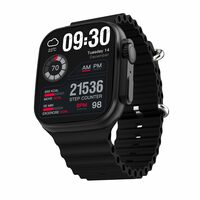 Fire-Boltt Gladiator 1.96" Biggest Display Smart Watch with Bluetooth Calling, Voice Assistant &123 Sports Modes, 8 Unique UI Interactions, SpO2, 24/7 Heart Rate Tracking (Black)
