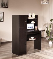 Neptyne Study Table in Wenge Finish Assembly and 25% Cashback