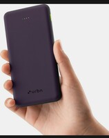 Power Bank 10,000mAh Ultra Slim | Dual Port Type C Input/Output | BIS Certified | 4-Layer Circuit Protection | 6-Month Replacement Warranty | Made in India | Free Type C Cable - Purple