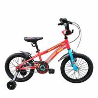 Firefox Bikes Flytron 16T Kids Light Weight Frame Cycle with Anti-Skid Pedal, BMX Handlebar, Non Toxic Paint, Power Brake, Seat Height Adjustment (Frame Size: 8.5 inch, 5-7 Years) Red