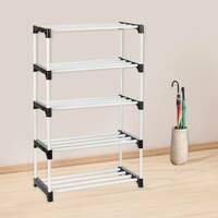 Nutriverse Plastic Shoe Stand (5 Shelves, DIY(Do-It-Yourself))