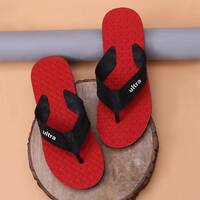 Take a look at this LYVI Ultra Stylish Waterproof Red Color Hawai Chappal Men's Slippers on Flipkart