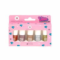 MyGlamm POPxo Makeup Collection, Vibin' Mini Nail Kit Exclusively, Paraben Free, Long Lasting Formula, 5 in 1 Combo, Glossy Finish, 3 ml, Pack of 5