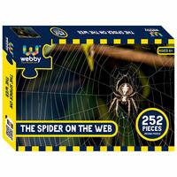 Webby The Spider on The Web Jigsaw Puzzle, 252 Pieces