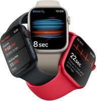 APPLE Watch Series 8, 41mm GPS ECG app, Temperature sensor, IPX6, Fall/Crash Detection