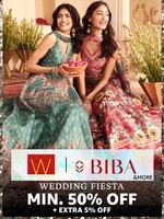 Upto 85% off on Clothing: Allen Solly, BIBA, Van Heusen and more