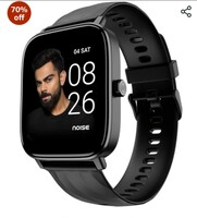 Noise Newly Launched Quad Call 1.81" Display, Bluetooth Calling Smart Watch, AI Voice Assistance, 160+Hrs Battery Life, Metallic Build, in-Built Games, 100 Sports Modes, 100+ Watch Faces (Jet Black)