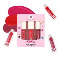 MyGlamm POPxo Makeup- Matte Finish Liquid Lipstick Kit - OG Crew -1.5g (Set of 3) | Blair, Cheryl, & Emily (Wine Red, Pink, Britgh Red) Shade | Enriched with Cocoa Butter & Vitamin E