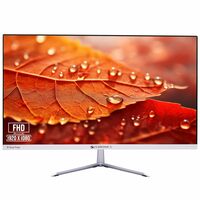 ZEBRONICS EA124 LED Monitor with FHD 1920x1080, IPS Display, 75Hz Refresh Rate, 16.7M Colors, 16:9 Aspect Ratio, 250 nits Brightness (max), Ultra Slim Bezel, Built-in Speakers, Metal stand, Dual Input