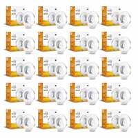 wipro Garnet 2W LED Integrated Spotlight | Red Color | Compact Design Ceiling Spot Light for Cabinets & Wardrobes| Cutout - 33mm|Pack of 12