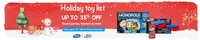 Holiday Toys list up to 35% off board games and more + extra 15% off for prime