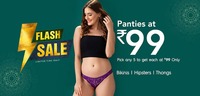 Clovia - Buy Any 5 Panties at ₹99 each