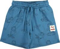 PUMA  x GARFIELD AOP Shorts Short For Boys Casual Printed Cotton Blend  (Blue, Pack of 1)