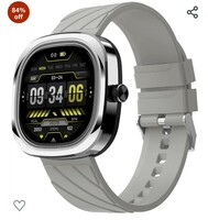 Fire-Boltt Collide 1.32" Display Smartwatch, Bluetooth Calling with Body Shielding Metal Paint, Single BT Connection, BT 2.0 Ultra Low Power Consumption, SpO2 (Grey) 