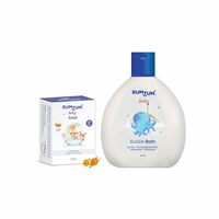 Bumtum Paraben Free Baby Soap 50Gram (Pack of 1) & Baby Bubble Bath (200 ML) Combo
