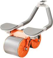 BNF Roller Multi Angle Side Slip with Elbow Support for Strength Training Ab Exerciser (Silver, Orange)