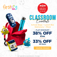 FirstCry MOAS Classroom Essentials -  Get Flat 40% - 35% Off on Selected Categories