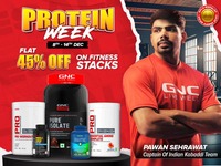 Guardian Protein Week-Flat 45% Off on Fitness Stacks