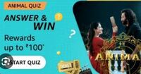 Amazon Pay Movies Animal Quiz Answers: UPTO Rs.100 off