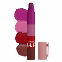 SUGAR POP 4 in 1 Lip Twist - 01 | Multi-use Stackable Lipsticks & More Sample Just Re 1 [Selected Users]