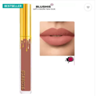 BLUSHIS Non Transfer Smudge Proof Longlasting Sensational Liquid Matte Lipstick  (NUDE MYTH, 6 ml)