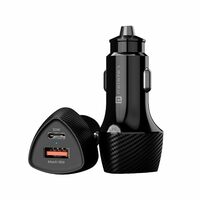 Portronics 51W Car Power 16 Fast Car Charger with Dual Output, 51 Watts Total