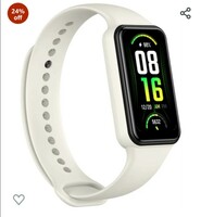 Amazfit Band 7 Activity Fitness Tracker, Always-on AMOLED Display, Alexa Built-in, Up to 18-Day Battery Life, 24H Heart Rate & SpO2 Monitoring, 5 ATM Water Resistant, 120 Sports Modes (Beige) 