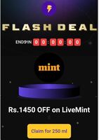 Park+ Flash Sale Get 1450 discount on Livemint 