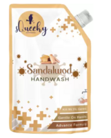 SQUEEKY Liquid Handwash Refill - Sandalwood Skincare Moisturizing Hand Wash Pouch Hand Wash Pouch  (475 ml)