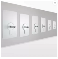  (Pack of 6) JIALTO Adhesive Nails Wall Poster Non-Trace Stick Wall Hook, Adhesive Hooks, , Heavy Duty Wall Hooks for Hanging, Durable Practical Transparent Strong Adhesive Screw Wall Nail 6 Pcs Hook 6  (Pack of 6)