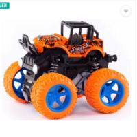 K A Enterprises monster trucks toys for boys, 360 degree rotation 4 wheels drive durable friction powered truck toys for kids inertia car toys for toddlers gifts for kids (pack of 1)- Multi color  (Multicolor)