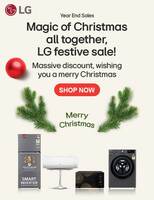 Amazon Year End Sale - Lg Festive Sale - Upto 50% Off on Products + Extra bank Offer