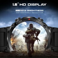 Fire-Boltt Armour, Sporty Rugged Outdoor Smart Watch with a 1.6" High-Resolution HD Display, Shockproof Metal Body, Bluetooth Calling 600 mAh Battery