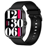 [200 coupon] Fire-Boltt Eterno 1.99" Largest Display, Bluetooth Calling Smartwatch with 1184mm Display Area, AI Voice Assistant, 120+ Sports Modes (Yoga) with Smart Split Screen to Toggle between functions (Black)