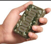 Ambrane 10000mAh Rugged, Slim & Compact Powerbank, 22.5W Fast Charging, USB & Type C Output, Power Delivery, Quick Charge for iPhone, Android & Other Devices (Force 10k, Dark Green)